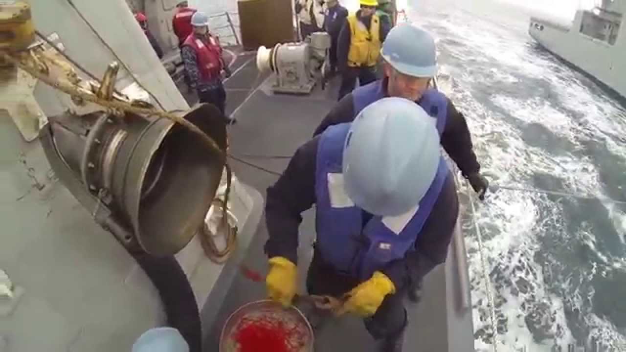 USS Fort Worth (LCS 3) Conducts Replenishment at Sea