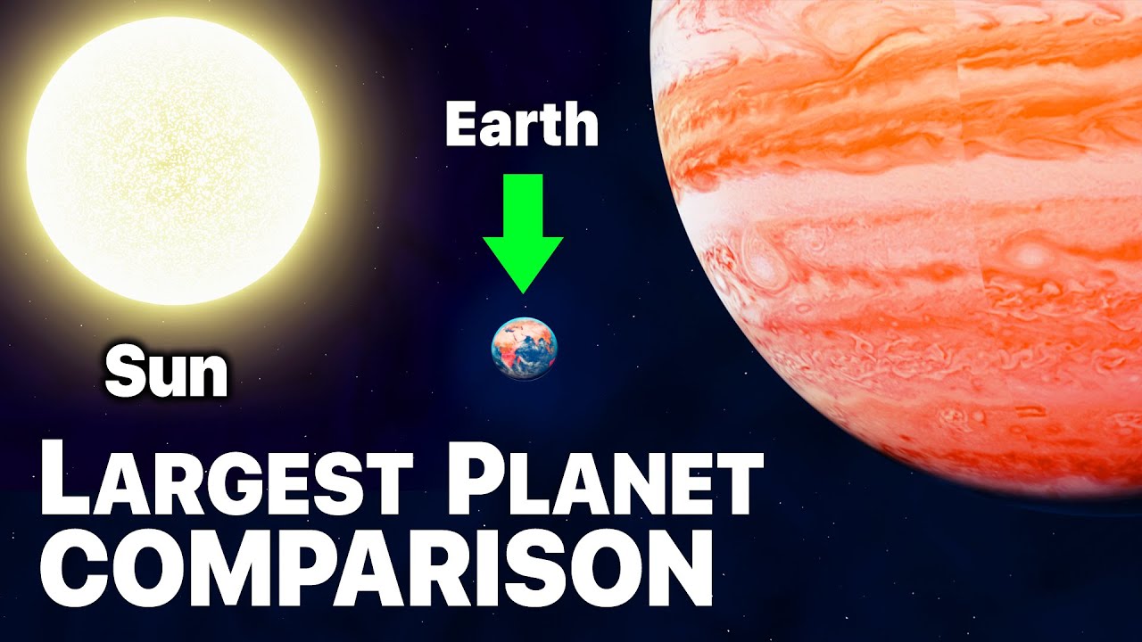 Earth Compared to HD 100546 b: Largest Planet Ever Discovered, As Big As the Sun &bull; (2K) &bull; 2020