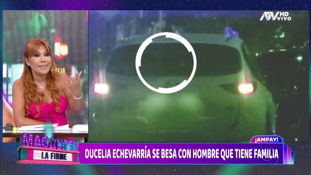 ¡AMPAY! DUCELIA ECHEVARRÍA SE BESA CON HOMBRE QUE TIENE FAMILIA