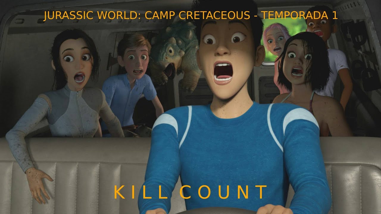 Todas las Muertes - Jurassic World: Camp Cretaceous - Temporada 1 (2020) Kill Count