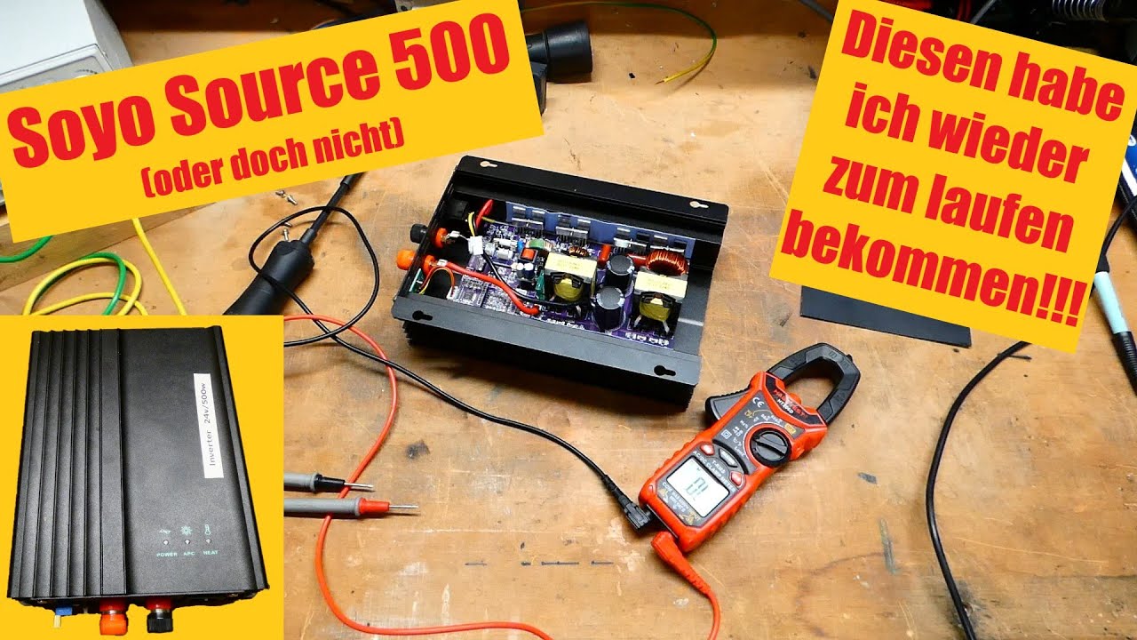 Soyo Source Grid Tie Inverter 500 Watt (Clone) - Defekt! Kurzschluss! Ameisen im Wechselrichter!