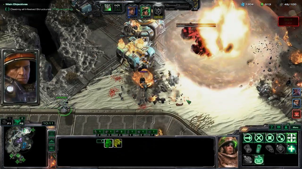 STARCraFT2 sc2 co-op BRUTAL  SEIRYU (TH)tychus (dead of night)