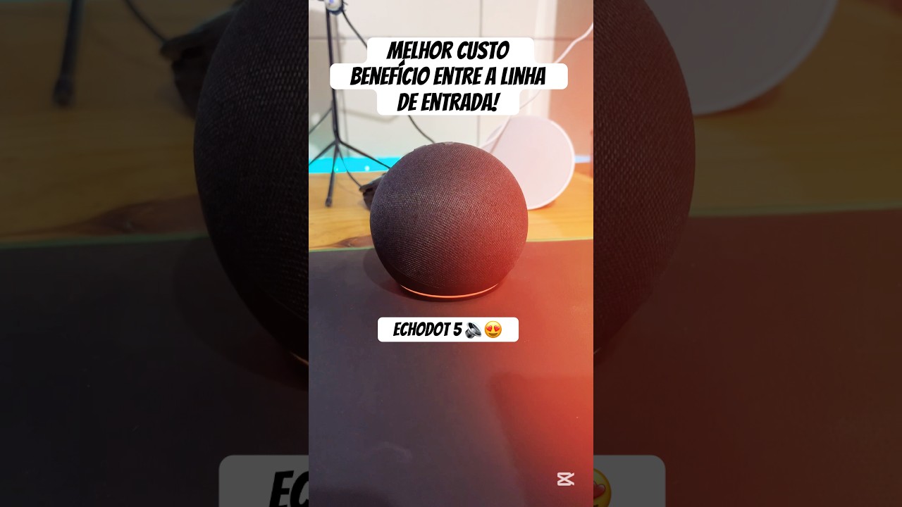 Minha nova EchoDot 5, o som que impressiona, o melhor custo benef&iacute;cio. #alexa #automa&ccedil;&atilde;oresidencial