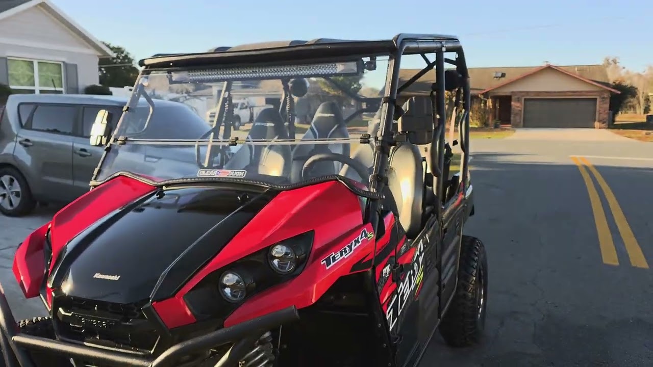 New addition to the Family! Kawasaki Teryx4 #kawasaki #cfmoto #canam #florida #offroad #polaris