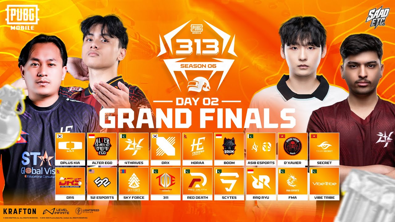 313 SEASON 6 | GRAND FINALS DAY - 2 | CLASH FOR CROWN | #4T #HORAA #DRS #i8 #AE #DK