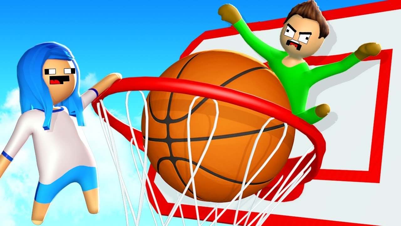 MELHOR JOGADORA DE BASQUETE DE 1.5 M | HUMAN FALL FLAT