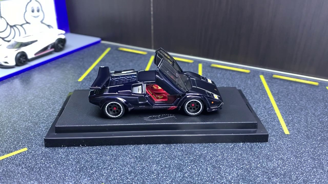 UNBOXING Hot Wheels RLC Lamborghini Countach LP 500 S Spectra Flame Black! Opening Doors!