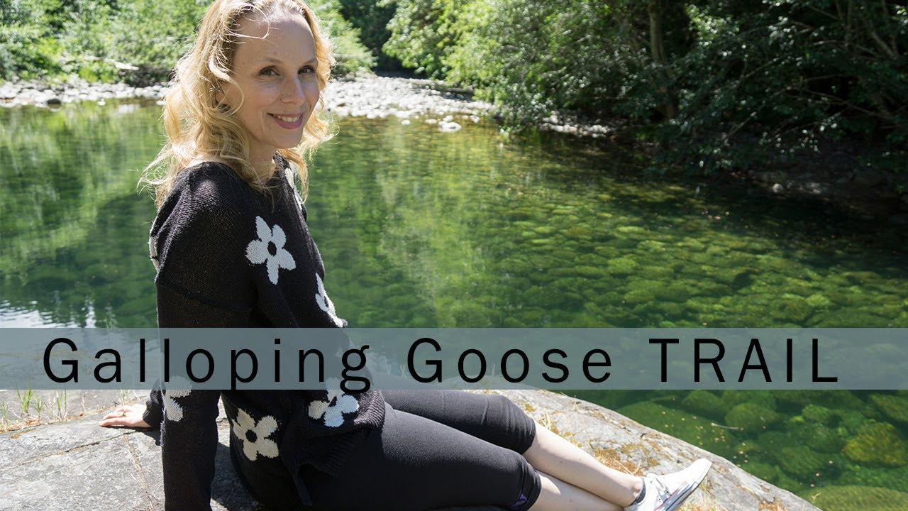 Galloping Goose Trail on bikes from Sooke Potholes to Leechtown - Vlog 121