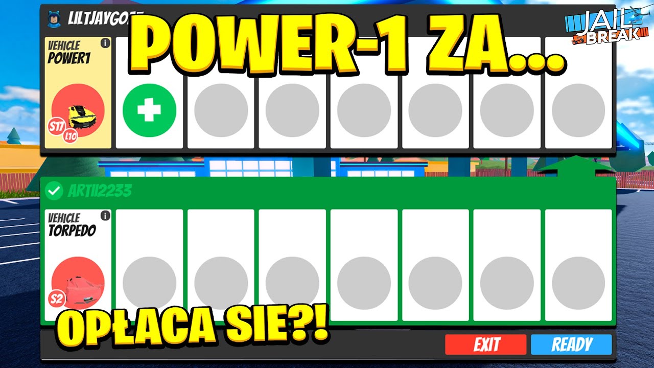 CO LUDZIE DALI MI ZA AUTO POWER-1?! OPŁACAŁO SIĘ?!🤑TREJDY W JAILBREAK! (Roblox Jailbreak)