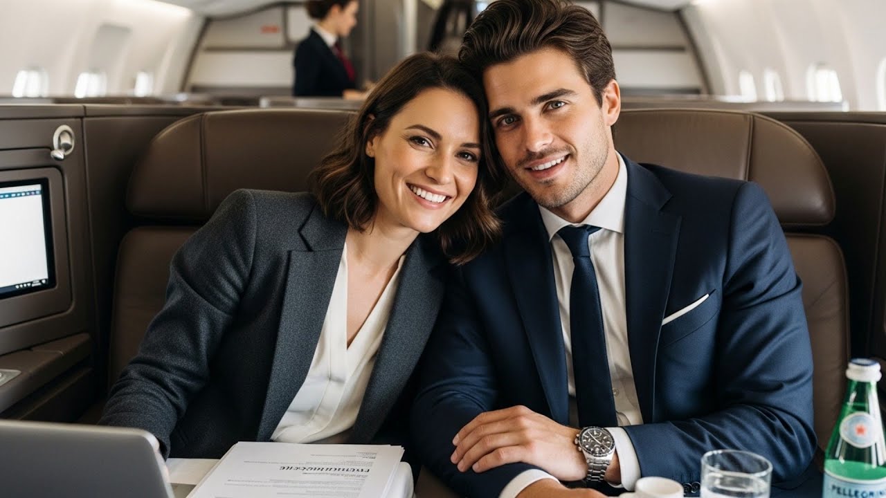 Flight Upgrade Seats Her in First Class Next to Billionaire Who Talks to Her Like She Belongs There