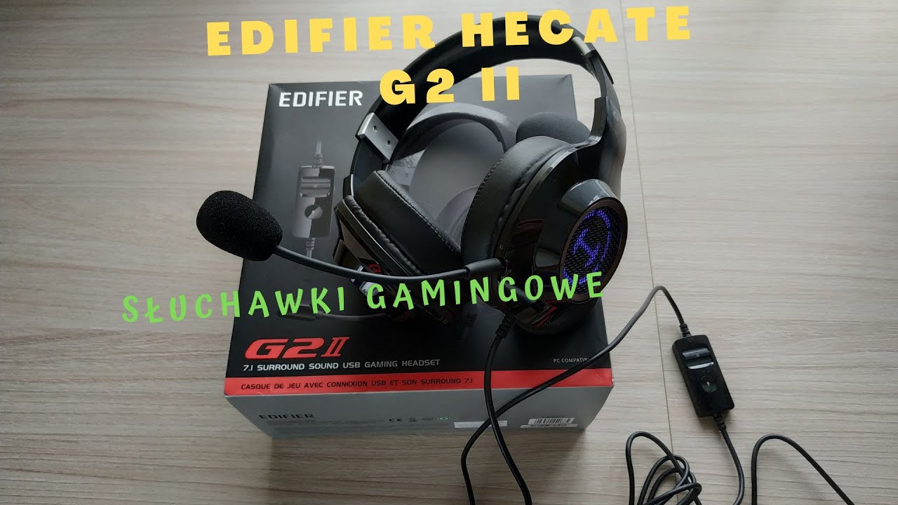 Jakie słuchawki gamingowe wybrać | Słuchawki Edifier Hecate G2 II |Edifier 7.1 USB RGB Gaming Review