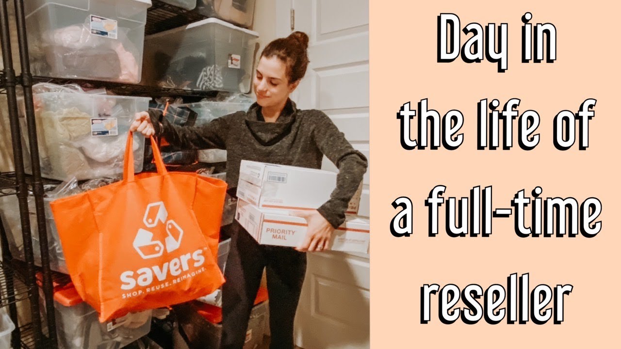 A Day In The Life Of A Full-Time Reseller! Packaging, Shipping, Sourcing