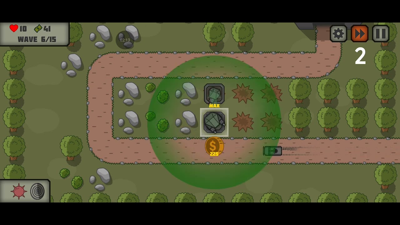 TACTICAL WAR | TURRET DEFENSE GAME | LEVEL 2