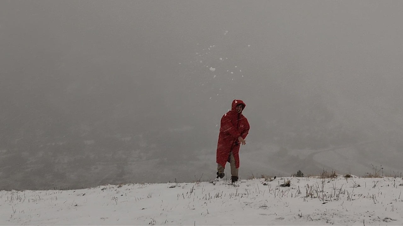 03 – First snow & installing drain pipes