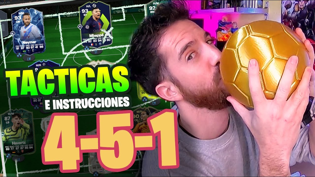 TACTICAS META 451 en EAFC 24 ¡VAS A GANAR TODO CON ESTA FORMACION! FIFA 24