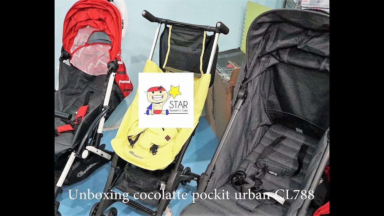 unboxing | melipat stroller cocolatte pockit cl788 cl688 gen 2 gen 5 by startoysrent