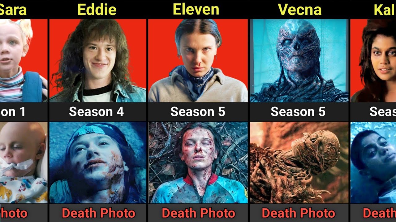 Every Death of Stranger Things Characters _ Season 1 to 5