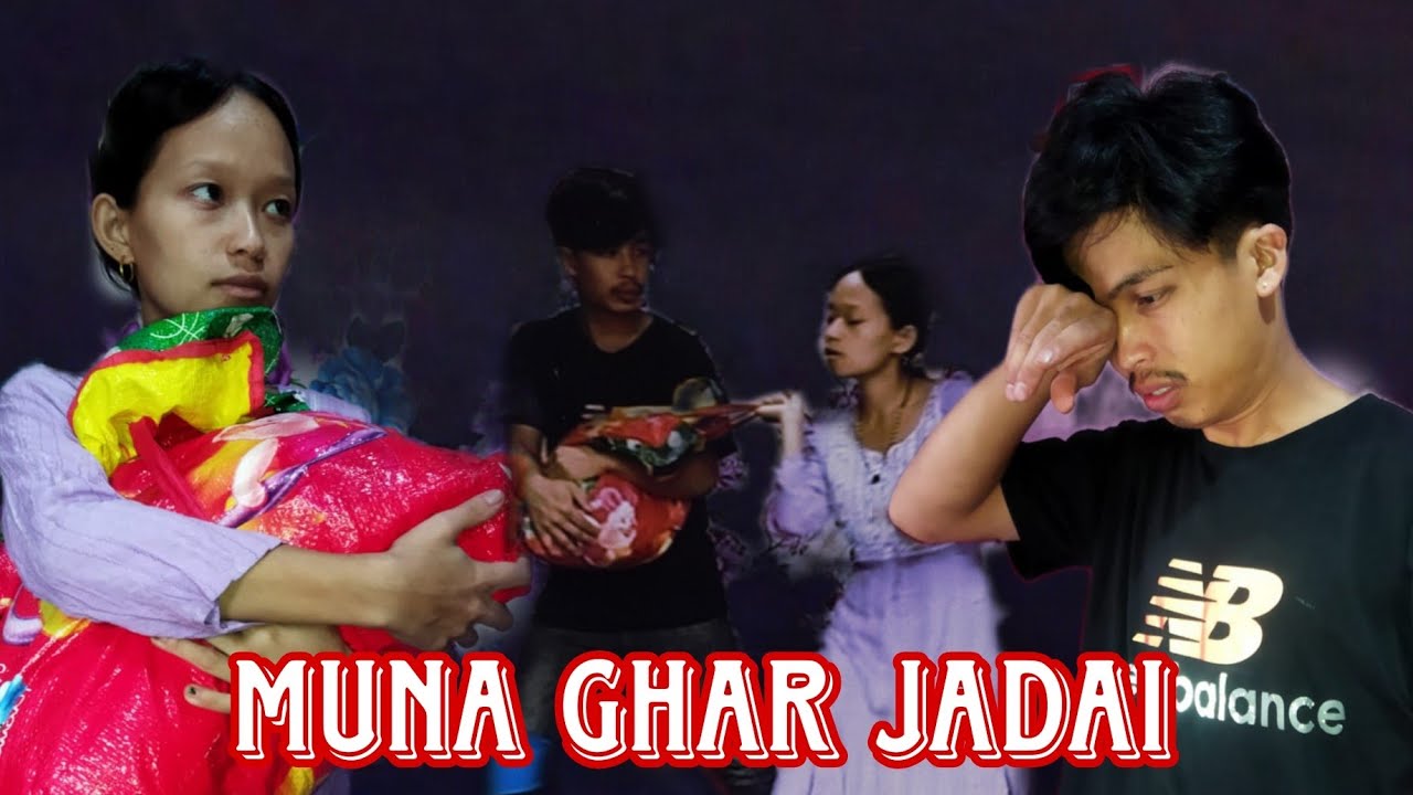 Muna Risayara ghar jadai😥😓 Manoj danna ruyana ❣️Manoj&Muna Tamang