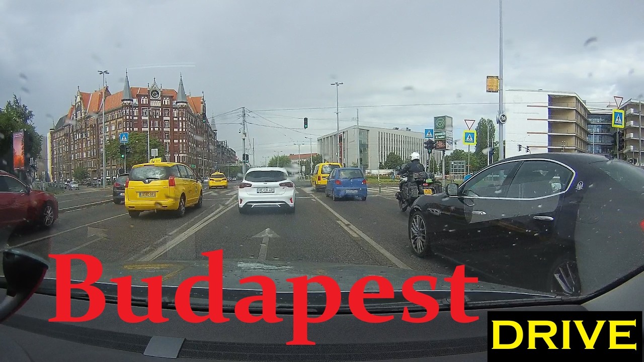 Budapest  Summer Drive 2025     Летняя поездка по Будапешту-