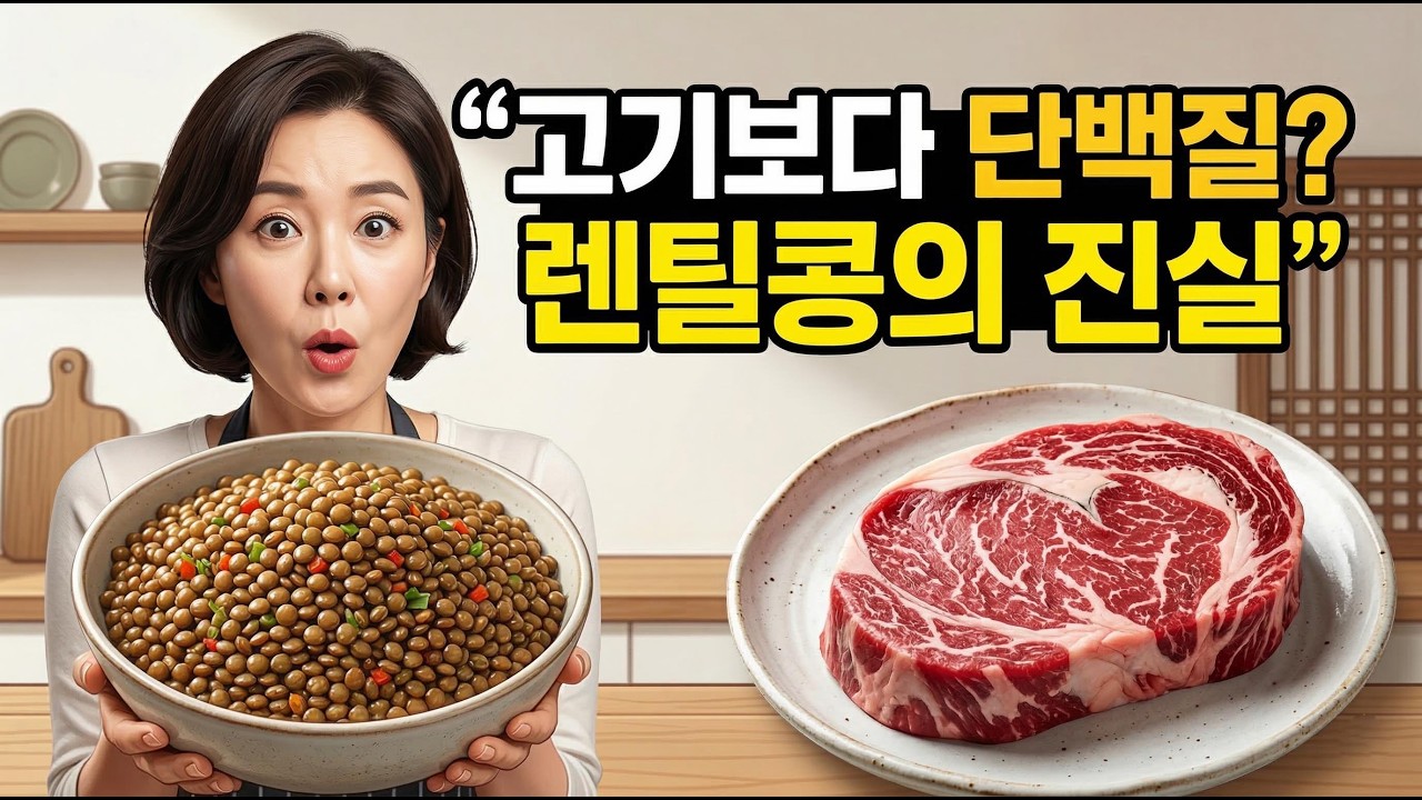 의사가 추천한 단백질 식품 #렌틸콩#단백질식품#식물성단백질