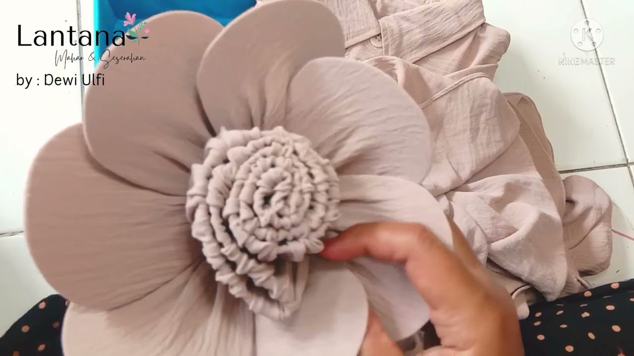 Membuat Bunga Dua Layer dari Rok untuk Seserahan || Tutorial Mudah Menghias Seserahan