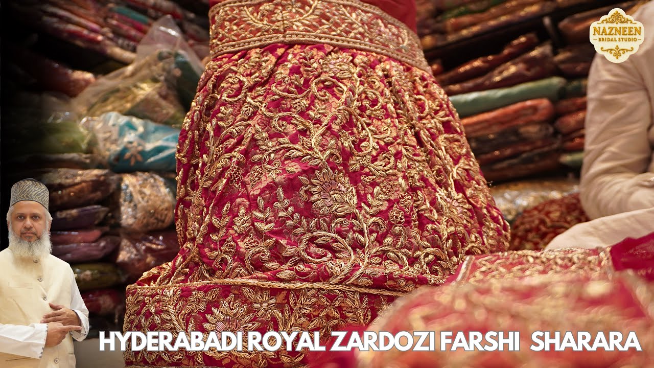 Royal Zardozi Farshi Sharara Bridal Wear 👑 | Premium Designer Collection for Brides