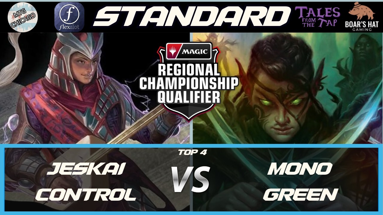 Jeskai Control VS Mono Green [RCQ Standard Top 4]