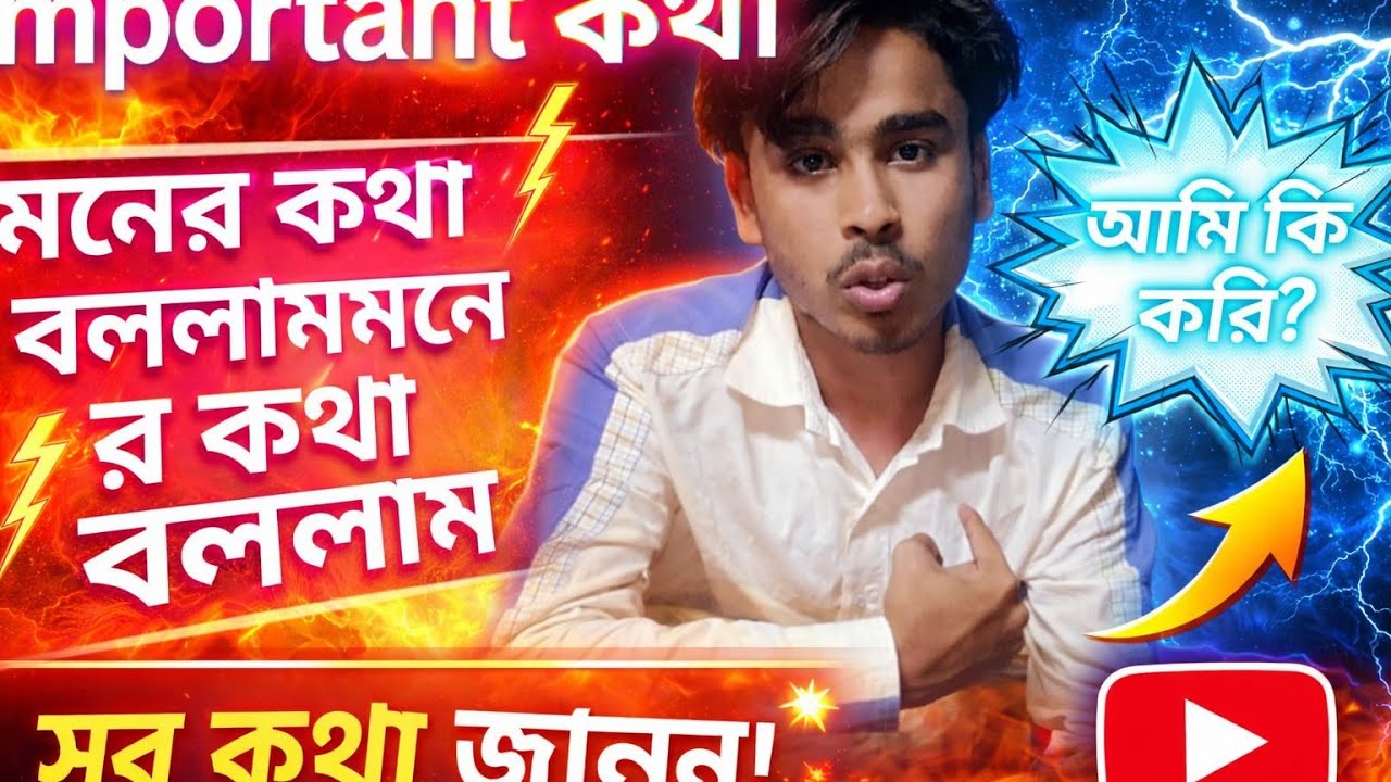 Important কথা? || মনের কথা আজকে সব বলে ফেললাম || day-457