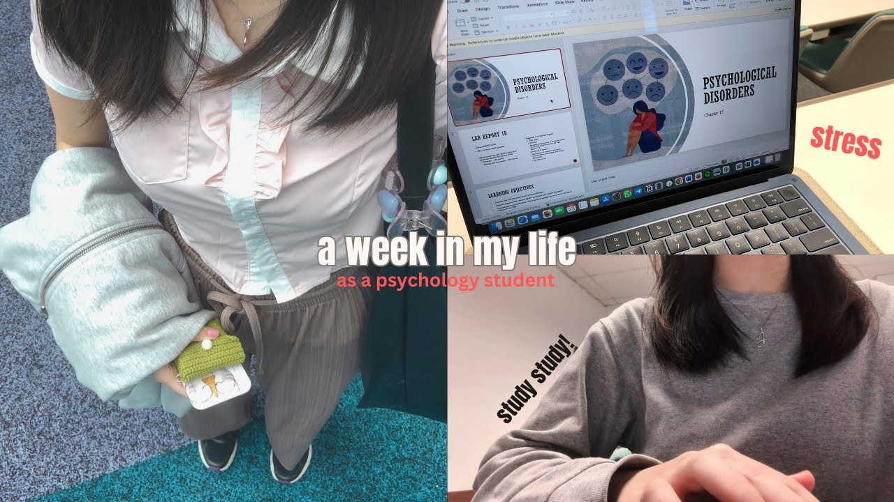 Realistic Psych Student Uni Life (Yes, It’s Boring) | Studying, Stress & Friends