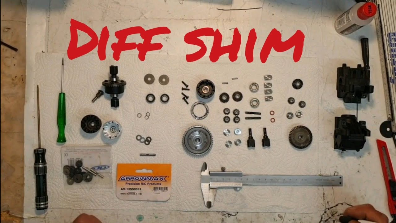 RC Car Diff Shimen (arrma,thunder tiger, tekno,losi,traxxas, sworks, usw)