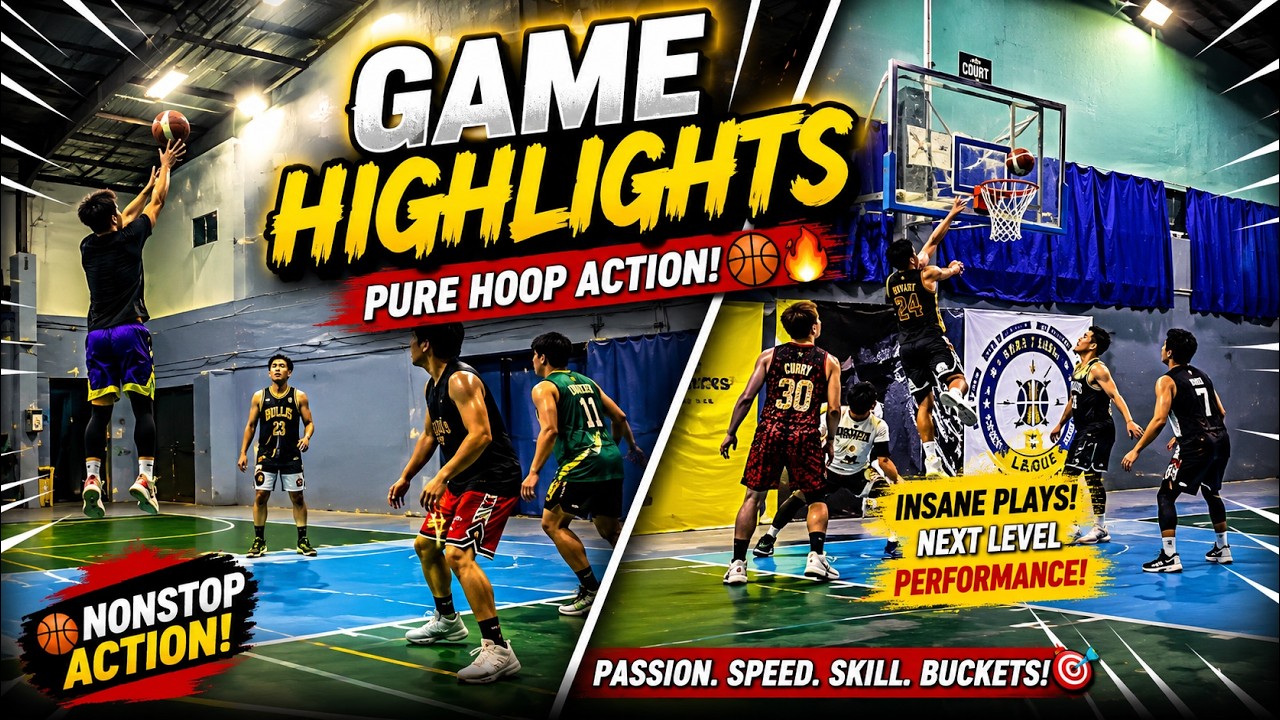Pure Hoop Action 🏀🔥 | Basketball Highlights