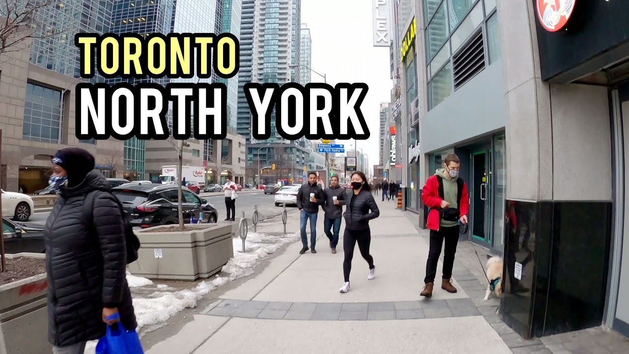 North York Toronto, Finch To Sheppard On Yonge Street February 2022 Canada