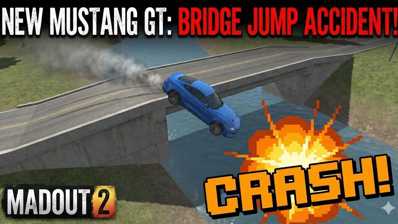 My new car accident 😭😭 in Madout 2 gameplay.