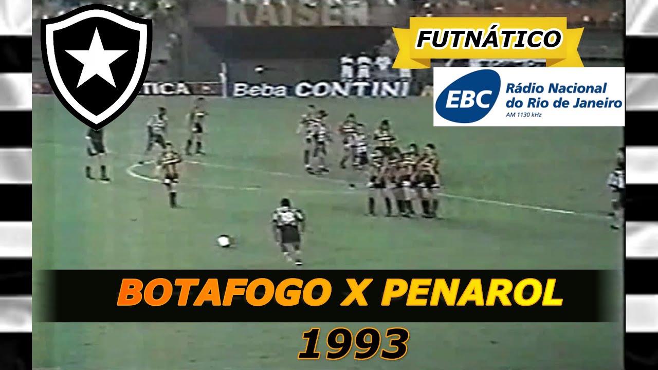 Botafogo x Peñarol Final Copa Conmebol 93 TV Bandeirantes e Rádio Nacional RJ