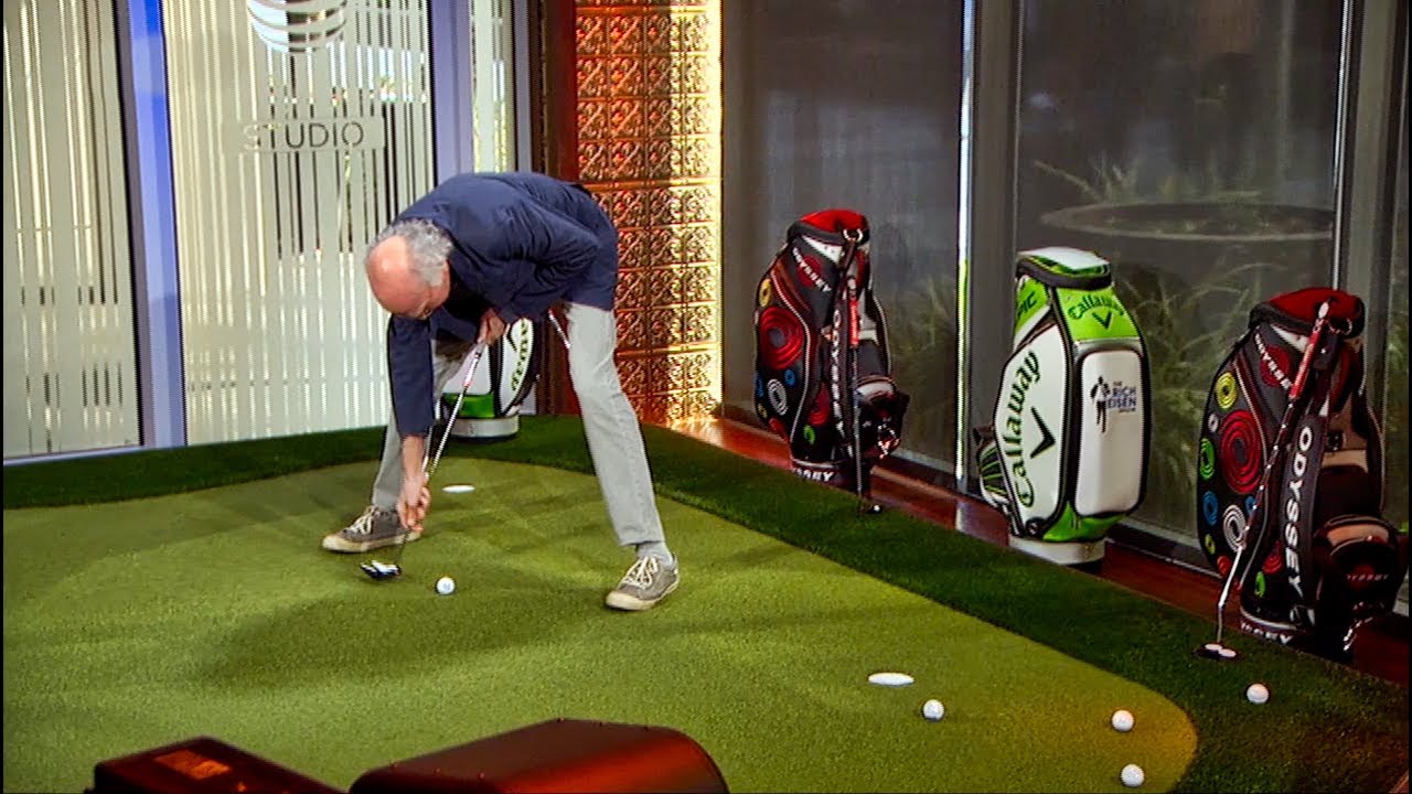 Larry David Shows Off His Unique Putting Style | The Rich Eisen Show | 10/17/17