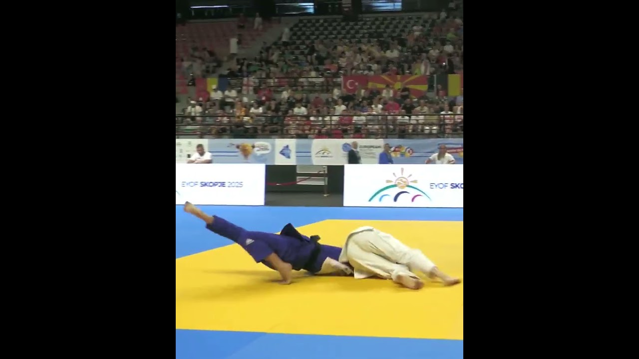 86 40kg Nora TAKACS HUN 🛑 Judo 2025 EYOF Skopje  4x5