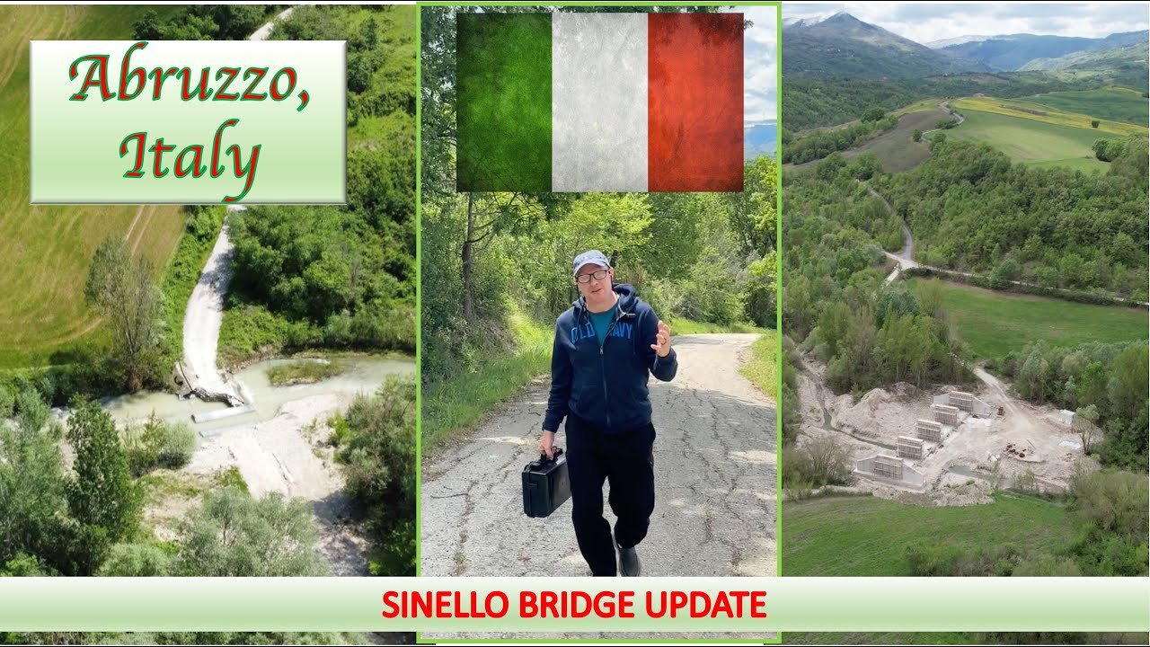 Abruzzo Bridge Rebuild Update - We Bought a House is Abruzzo, Italy