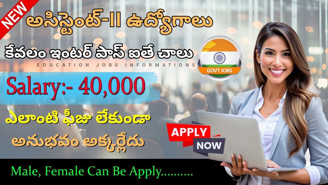 🚨 అసిస్టెంట్-II ఉద్యోగాలు | కేవలం 12TH పాస్ ఐతే చాలు | 12th Pass Jobs 2026 | NIB Recruitment #JOB