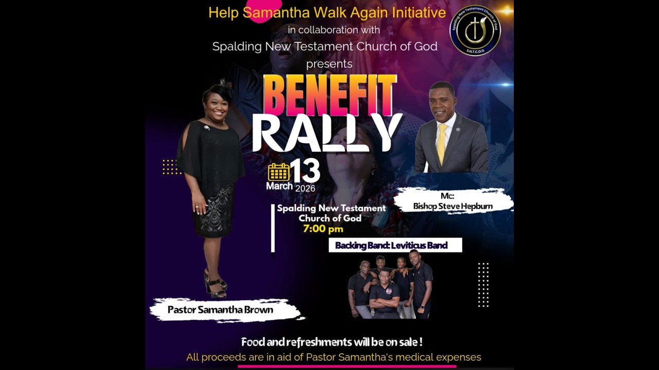 HELP SAMANTHA WALK AGAIN INITIATIVE -  BENEFIT RALLY - MC BISHOP STEVE HEPBURN