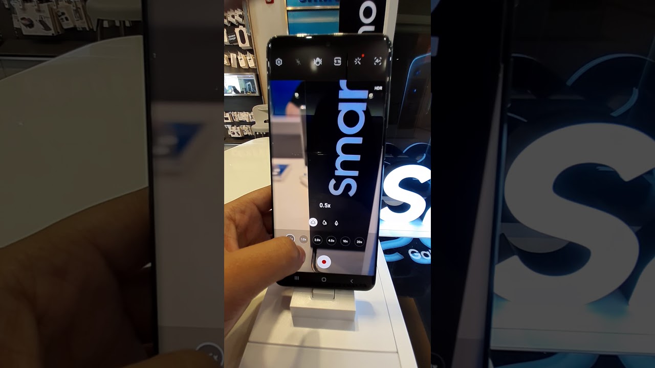 Samsung S20ULTRA live demo unit