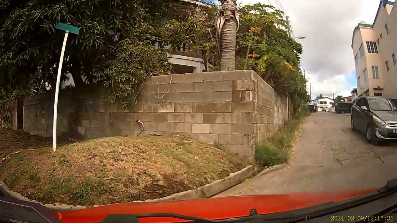 Driving in St. Kitts, Caribbean Island - Road Scenes - 9th February, 2024