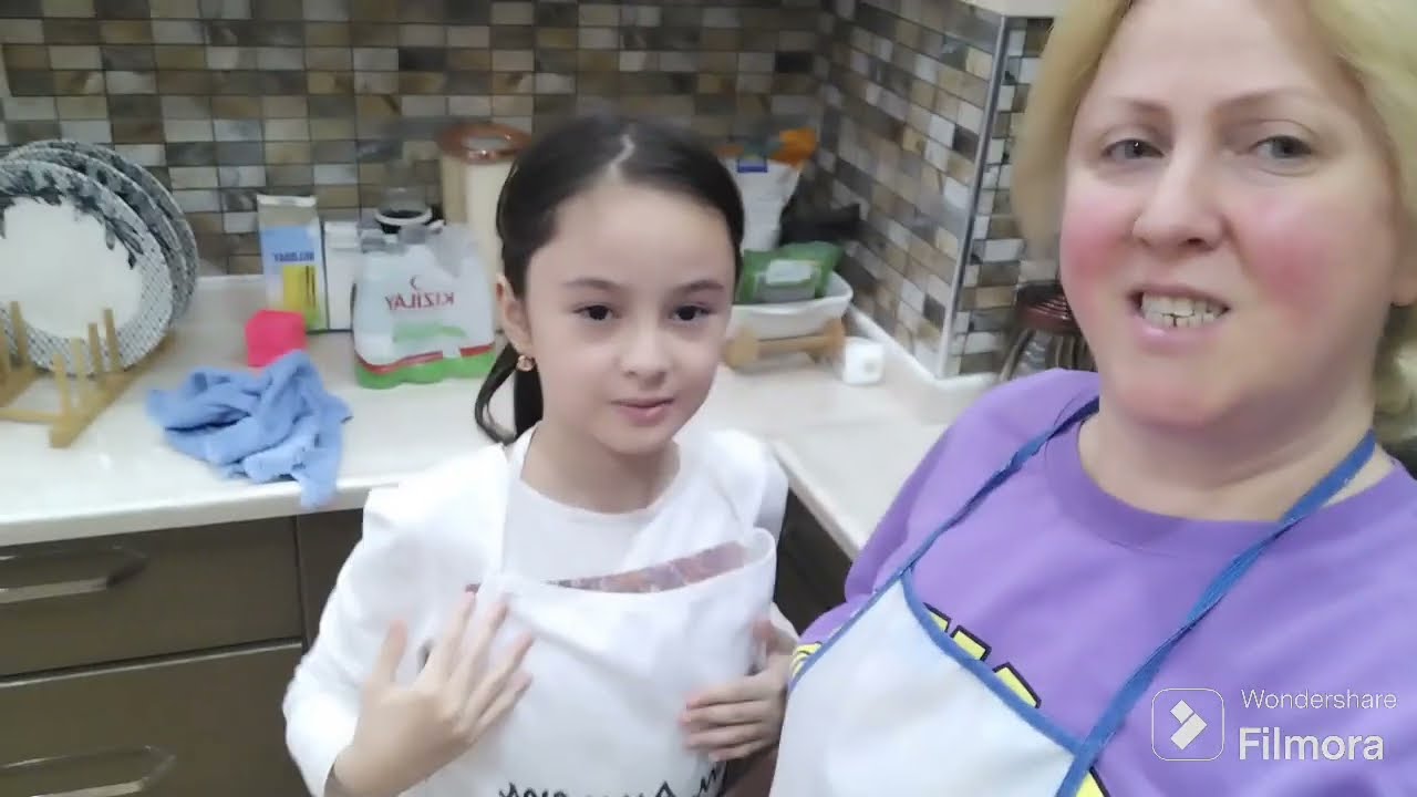 ANNE KIZ BERABER TAVUK GÖĞSÜ YAPTIK🥰BAYRAM BUGÜN BENİ ÇOK KORKUTTU😱