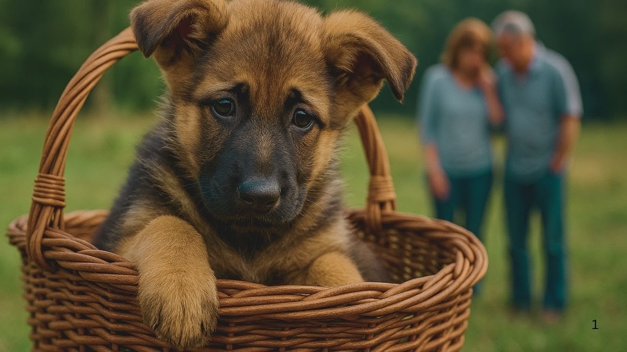 Verlassener Schäferhundwelpe findet Liebe – doch dann passiert etwas Trauriges...