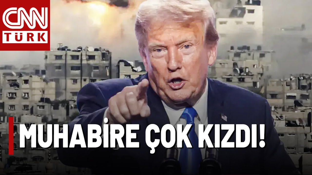 Trump Soru Soran Muhabirle Tartıştı! ABD Başkanı 
