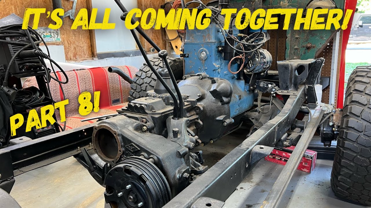 Willys Jeep 4 Speed ​​Swap: Поперечина трансмиссии!
