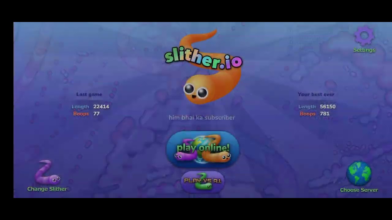 Omg (dino) rahim bhai in my game 🥳Watch full video #slither.io