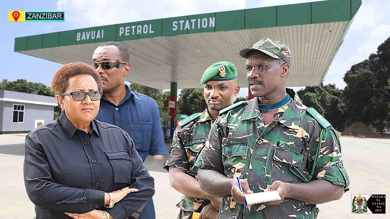#SAMIA365 Waziri wa Ulinzi Alivyotembelea Bavuai Petrol Station Zanzibar