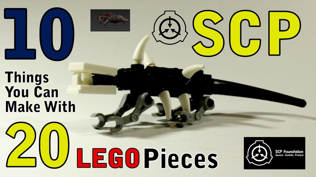10 SCP-вещей, которые можно сделать из 20 деталей Lego. Часть 2