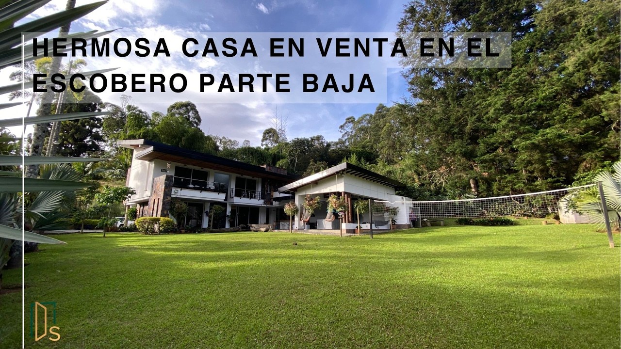 HERMOSA CASA EN VENTA EN LOMA EL ESCOBERO PARTE BAJA