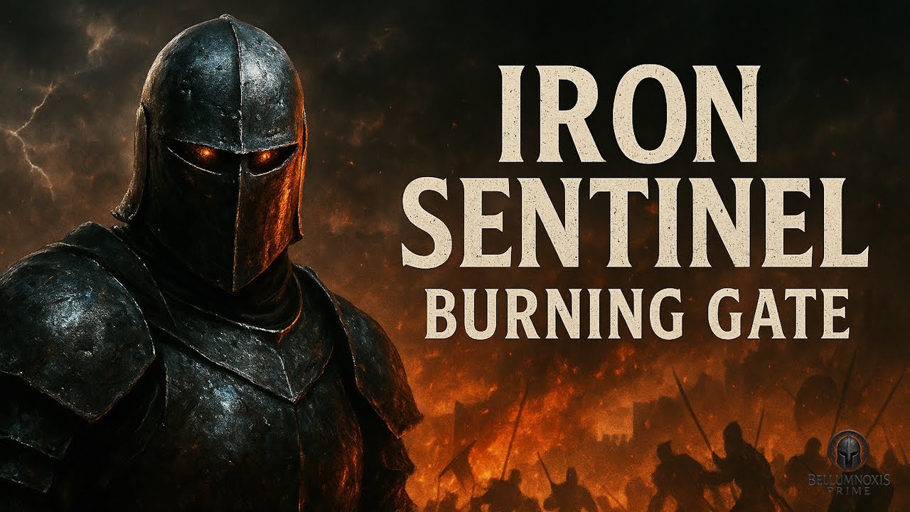 Iron Sentinel at the Burning Gate | Epic Forged Fiction War Story of the Faceless Legion